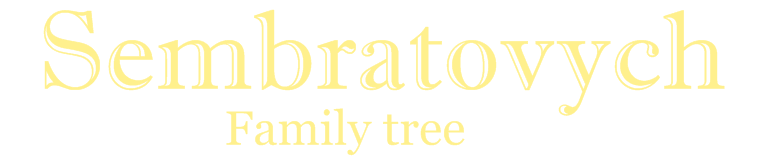 Sembratovych Family tree